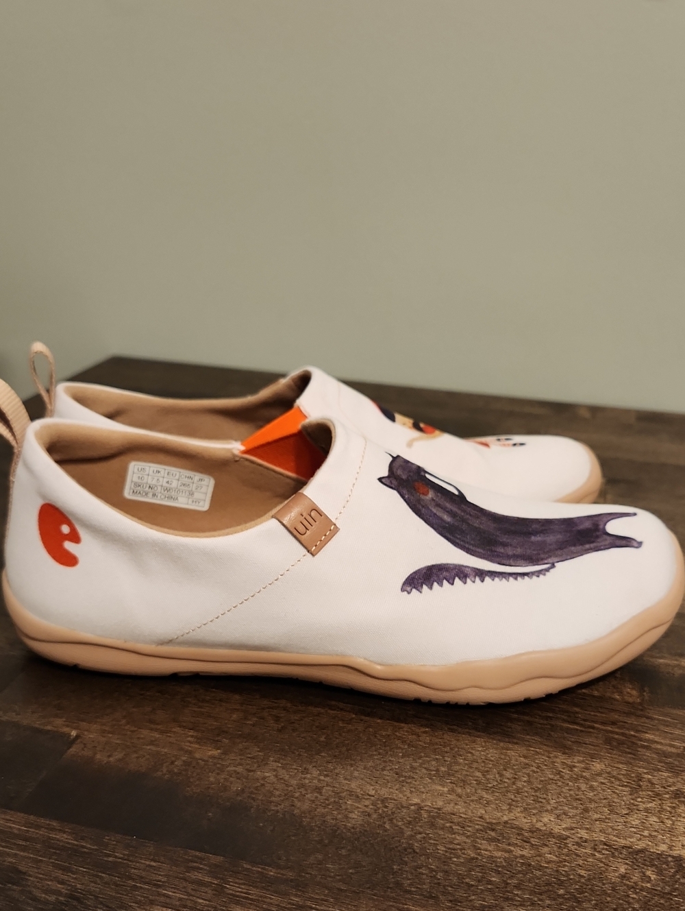 Uin Little Red Riding Hood Slip On Loafer Shoes - Picture 4 of 13